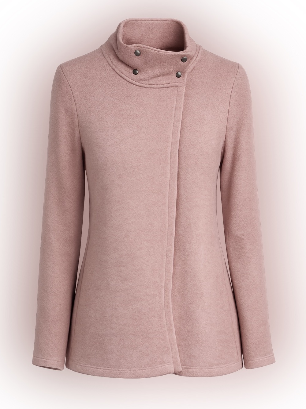 GAP Maternity Nursing Sweater Jacket Womens S Pink Cozy Snap Button Cardigan NWT